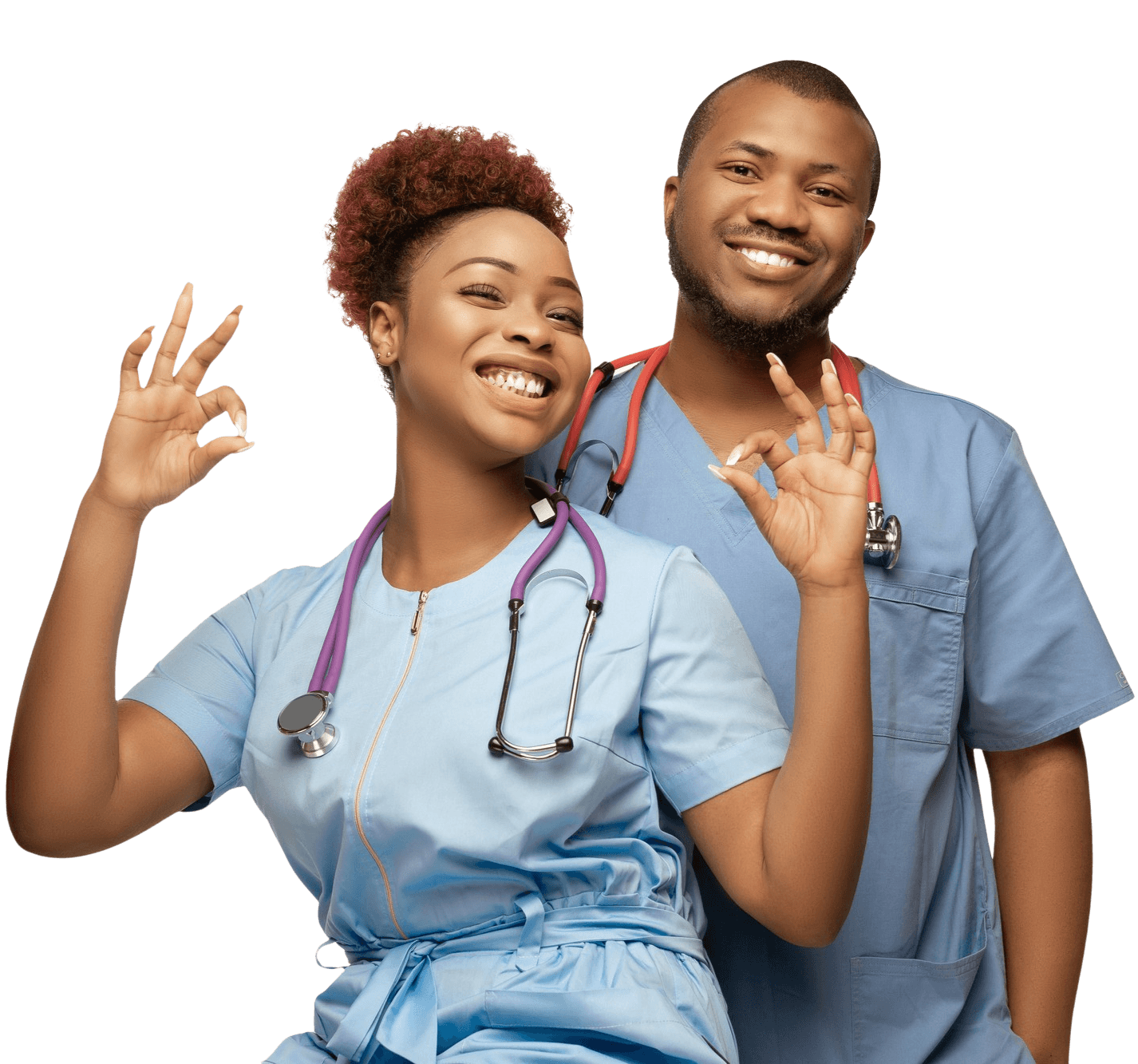Health technology professionals reviewing clinical software together